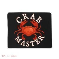 Crab Master Seafood Crustacean Sea Lover Hunting Crabbing Mousepad thumb 0