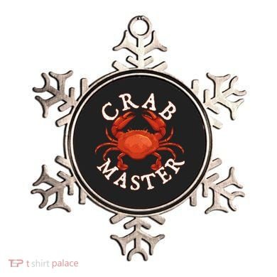 Crab Master Seafood Crustacean Sea Lover Hunting Crabbing Ornament