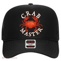 Crab Master Seafood Crustacean Sea Lover Hunting Crabbing Hat thumb 0