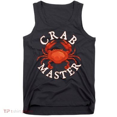 Crab Master Seafood Crustacean Sea Lover Hunting Crabbing Tank Top