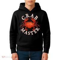 Crab Master Seafood Crustacean Sea Lover Hunting Crabbing Kids Hoodie thumb 4