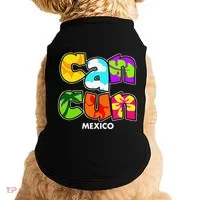 Cancun Mexico Souvenir Gift Spring Break Summer Vacation Doggie Tank thumb 0