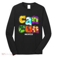 Cancun Mexico Souvenir Gift Spring Break Summer Vacation Long Sleeve Shirt thumb 0
