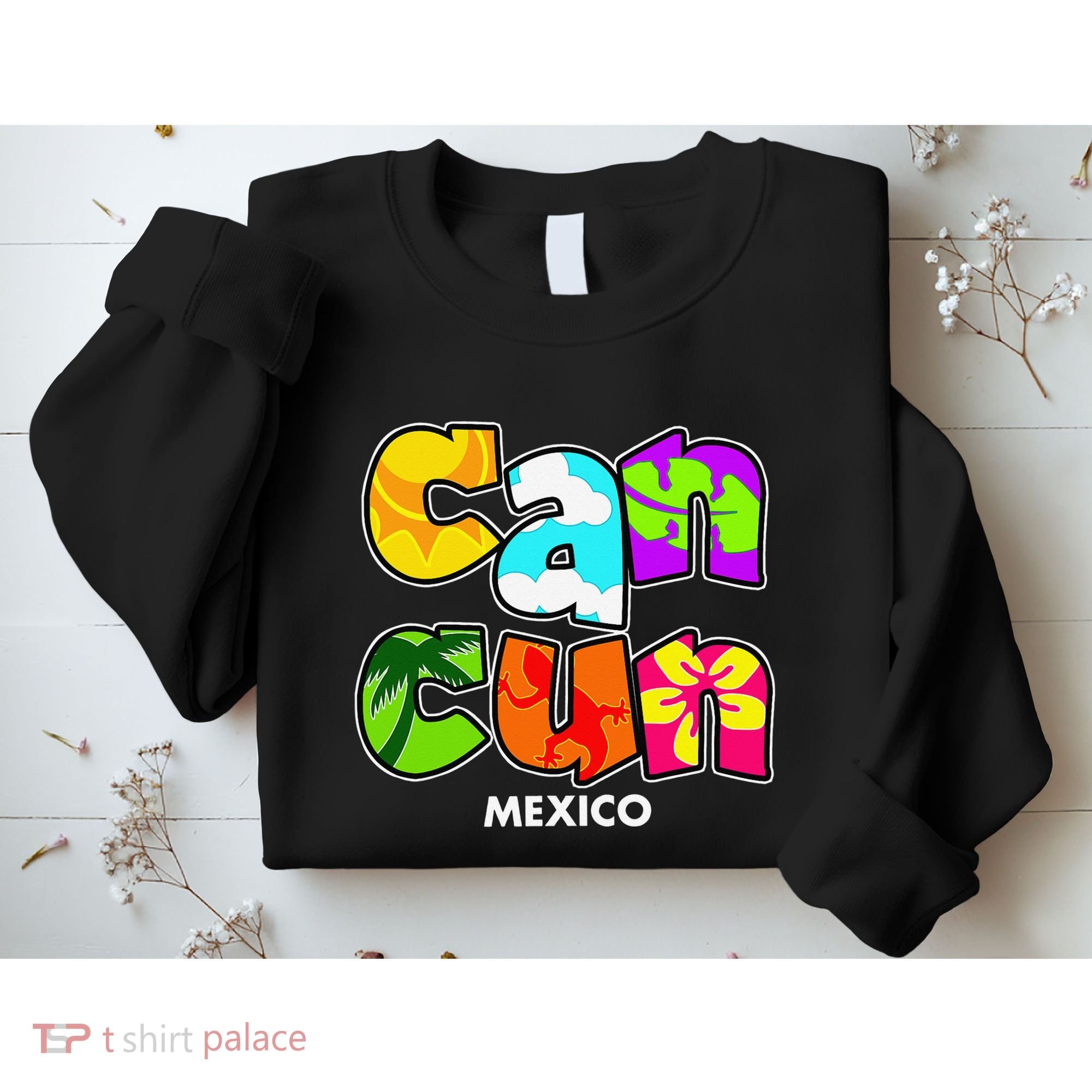 Cancun Mexico Souvenir Gift Spring Break Summer Vacation Sweatshirt
