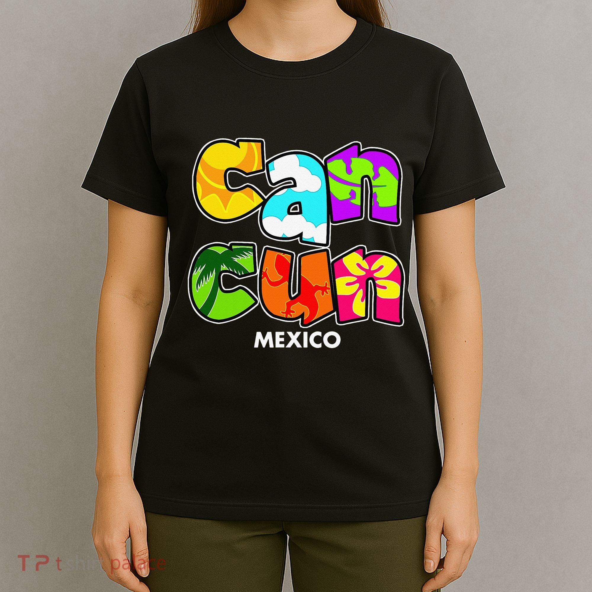Cancun Mexico Souvenir Gift Spring Break Summer Vacation T-Shirt