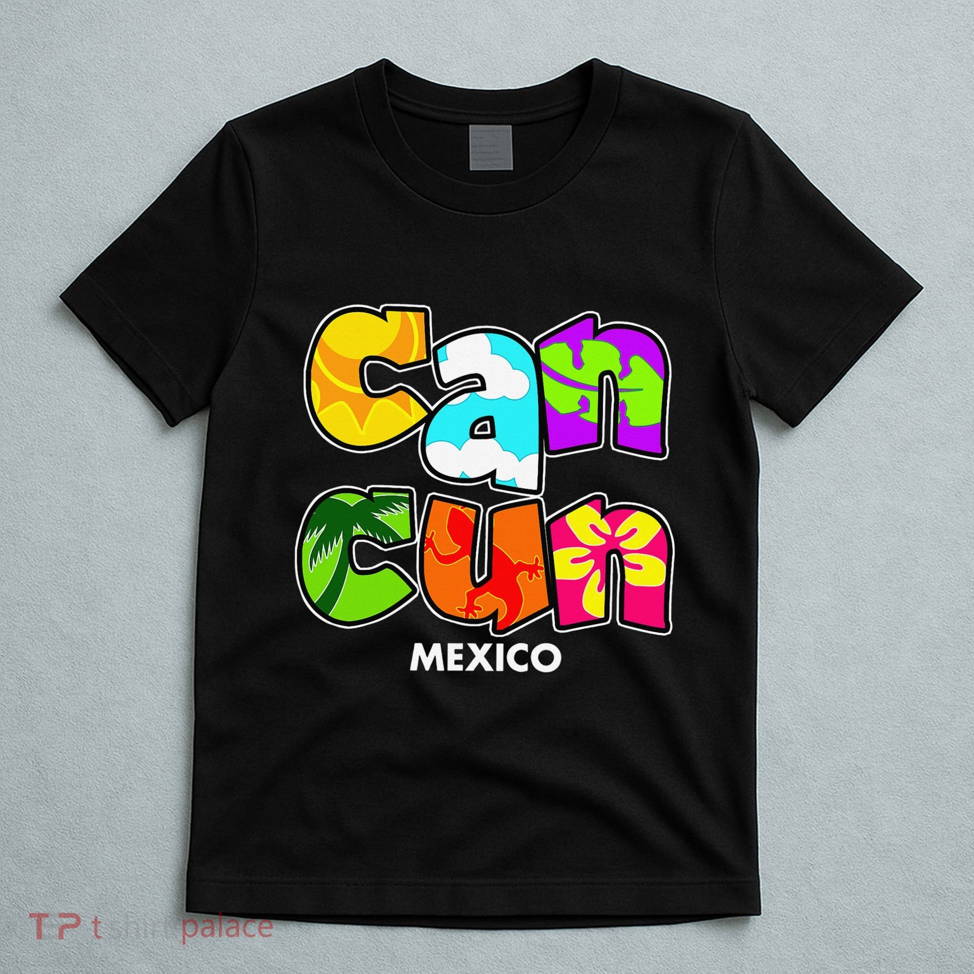 Cancun Mexico Souvenir Gift Spring Break Summer Vacation T-Shirt