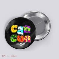 Cancun Mexico Souvenir Gift Spring Break Summer Vacation Button thumb 0