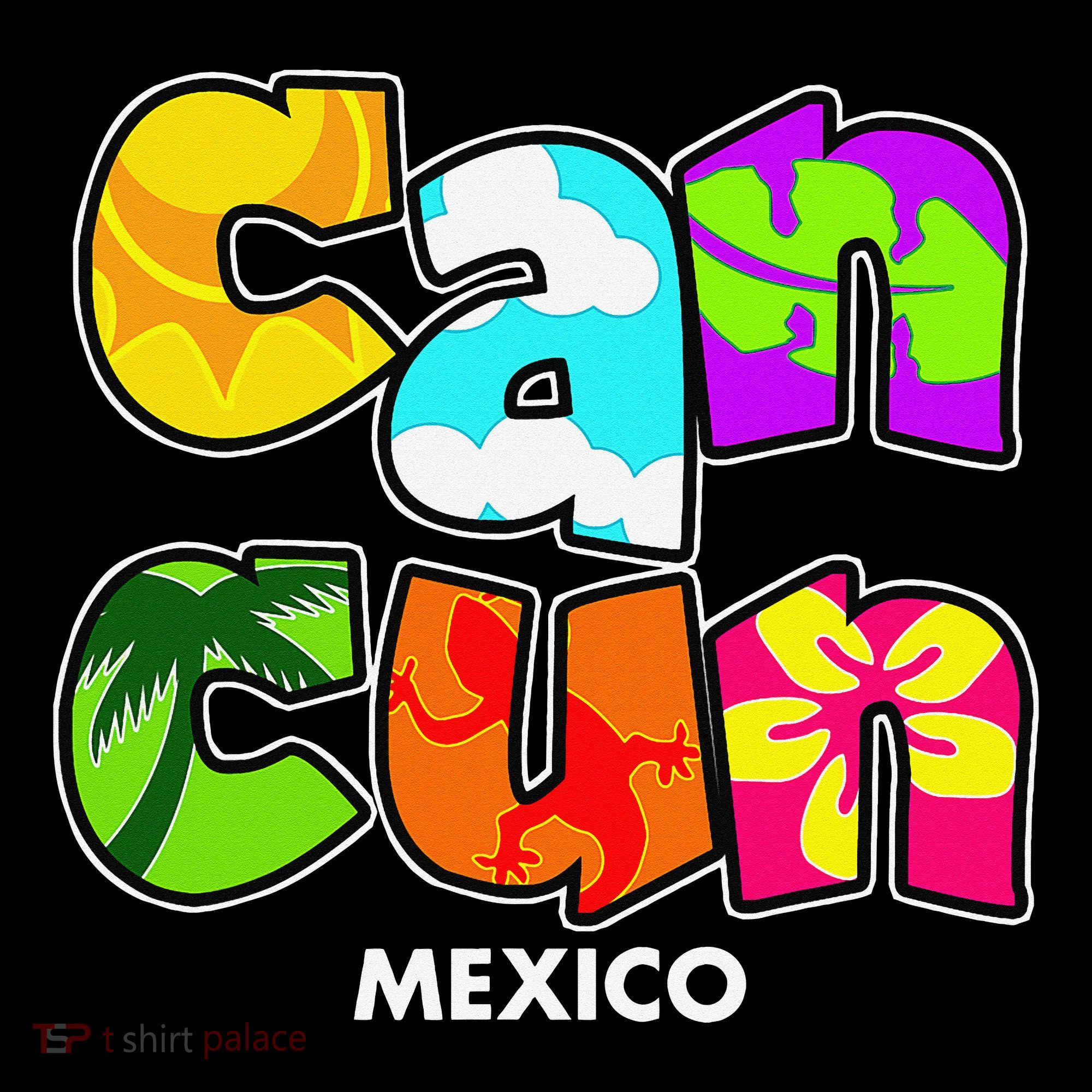 Cancun Mexico Souvenir Gift Spring Break Summer Vacation Coaster
