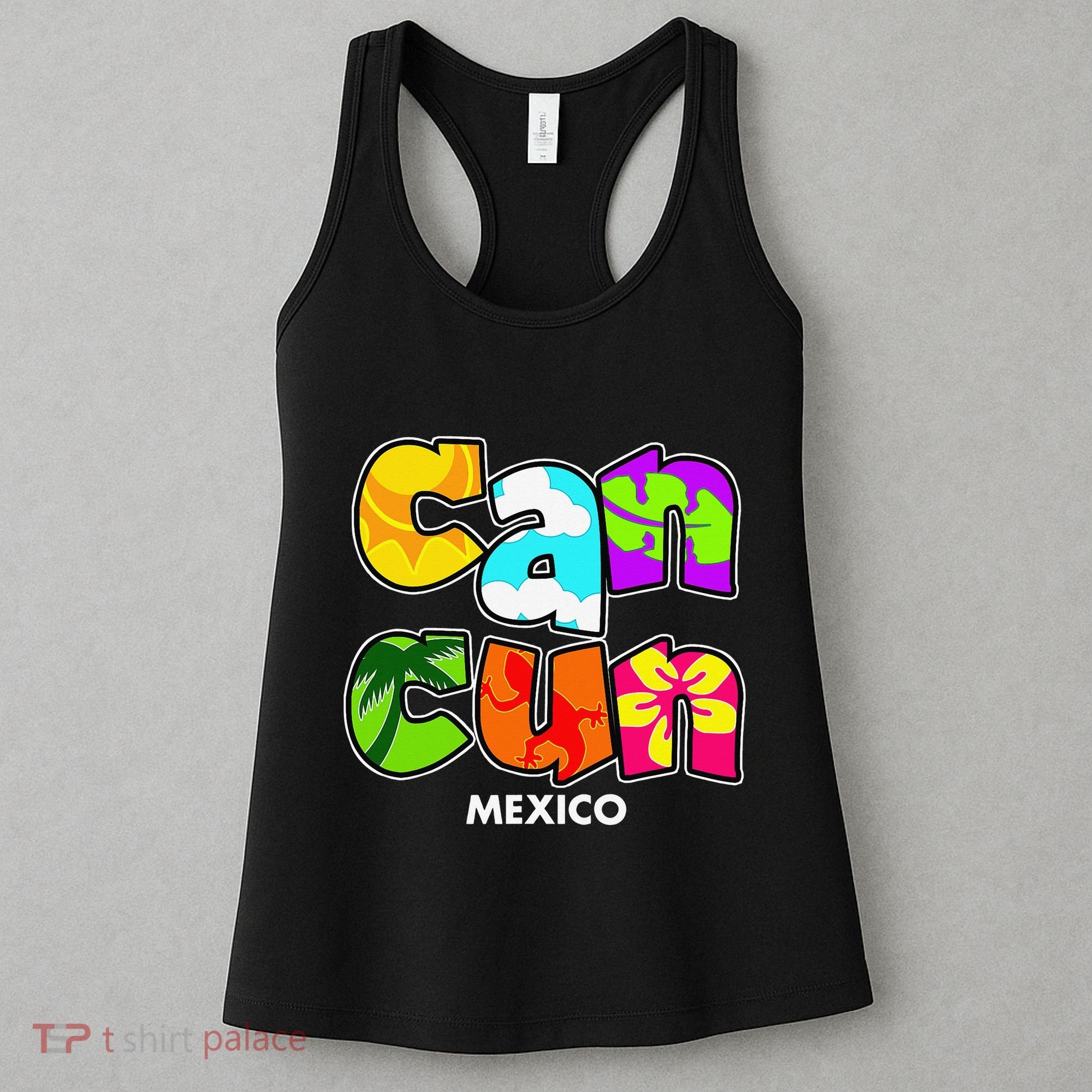 Cancun Mexico Souvenir Gift Spring Break Summer Vacation Women's Tank Top