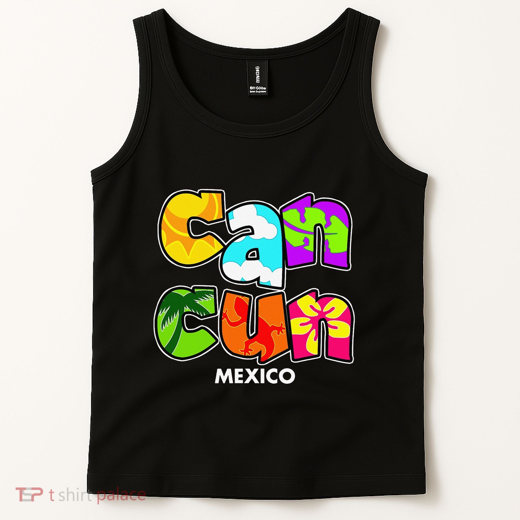 Cancun Mexico Souvenir Gift Spring Break Summer Vacation Tank Top