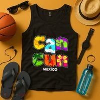 Cancun Mexico Souvenir Gift Spring Break Summer Vacation Tank Top thumb 4