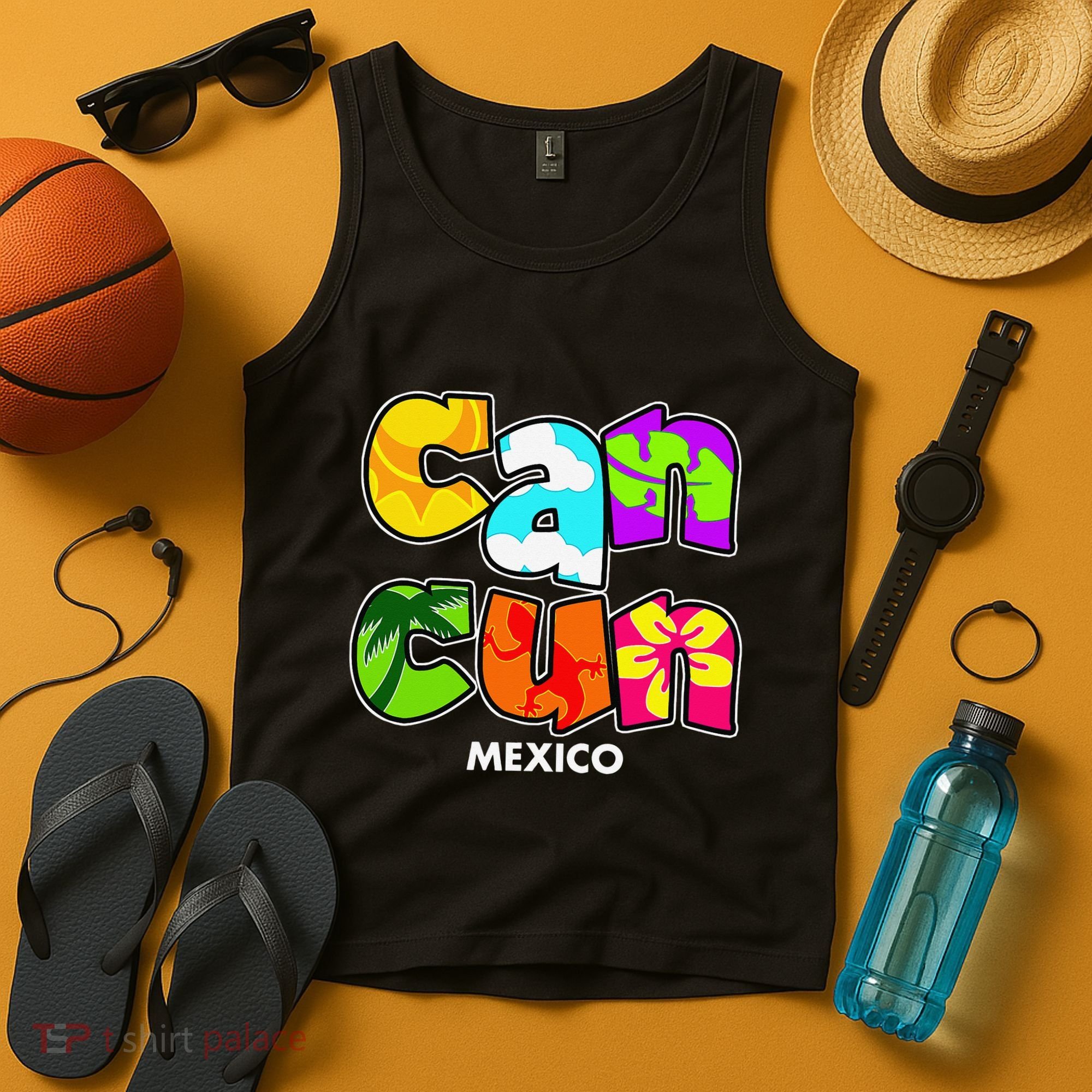 Cancun Mexico Souvenir Gift Spring Break Summer Vacation Tank Top