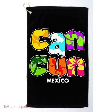Cancun Mexico Souvenir Gift Spring Break Summer Vacation Golf Towel