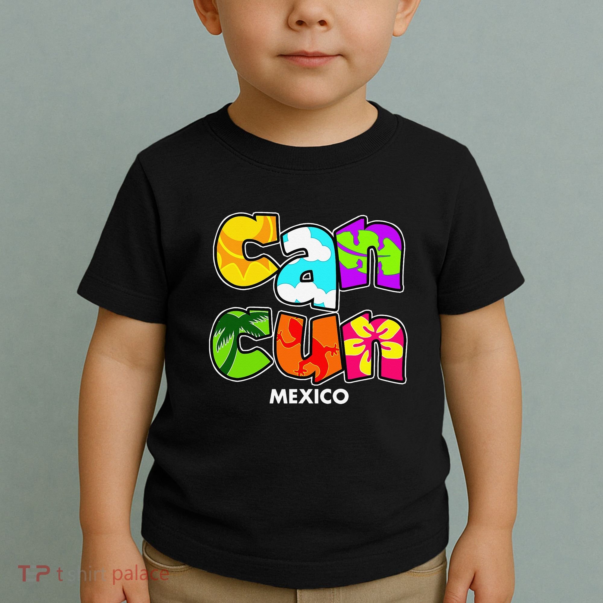 Cancun Mexico Souvenir Gift Spring Break Summer Vacation Toddler T-Shirt