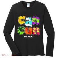 Cancun Mexico Souvenir Gift Spring Break Summer Vacation Women's Long Sleeve Shirt thumb 0