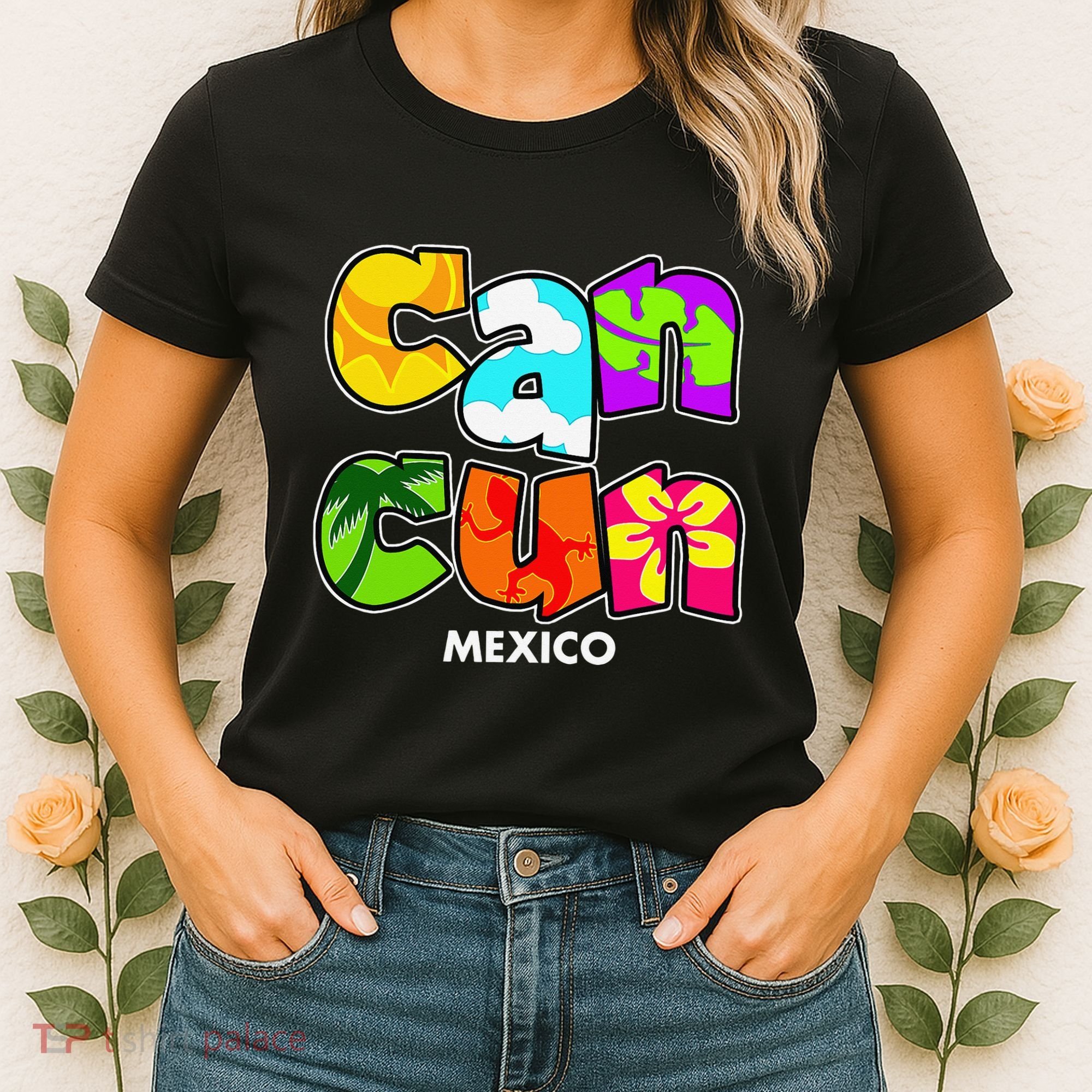 Cancun Mexico Souvenir Gift Spring Break Summer Vacation Women's T-Shirt