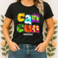 Cancun Mexico Souvenir Gift Spring Break Summer Vacation Women's T-Shirt thumb 2