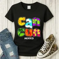 Cancun Mexico Souvenir Gift Spring Break Summer Vacation Women's T-Shirt thumb 3
