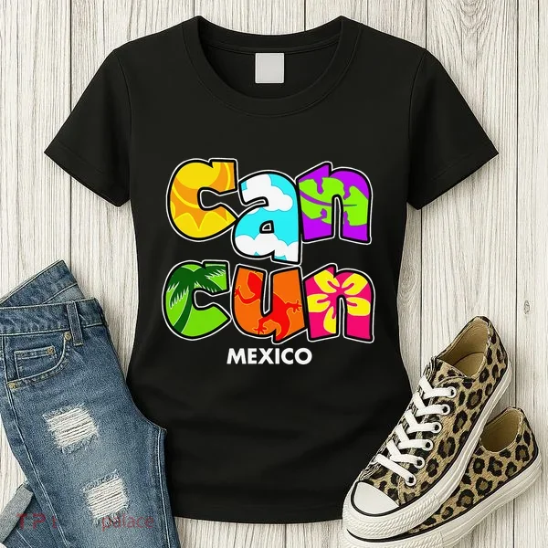 Cancun Mexico Souvenir Gift Spring Break Summer Vacation Women's T-Shirt