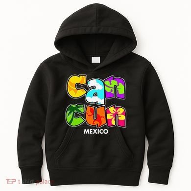 Cancun Mexico Souvenir Gift Spring Break Summer Vacation Kids Hoodie