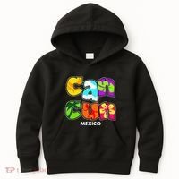 Cancun Mexico Souvenir Gift Spring Break Summer Vacation Kids Hoodie thumb 0