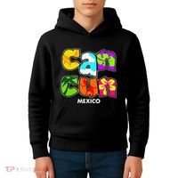 Cancun Mexico Souvenir Gift Spring Break Summer Vacation Kids Hoodie thumb 4
