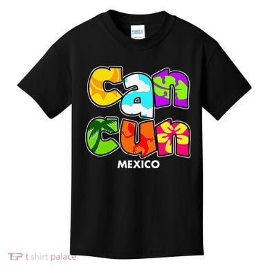 Cancun Mexico Souvenir Gift Spring Break Summer Vacation Kids T-Shirt
