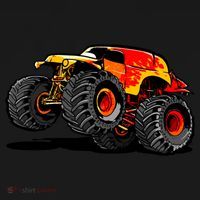 Cool Monster Truck For Trucks Toy Lovers Great Gift Ornament thumb 1