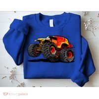 Cool Monster Truck For Trucks Toy Lovers Great Gift Sweatshirt thumb 2