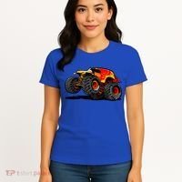 Cool Monster Truck For Trucks Toy Lovers Great Gift Women's T-Shirt thumb 4
