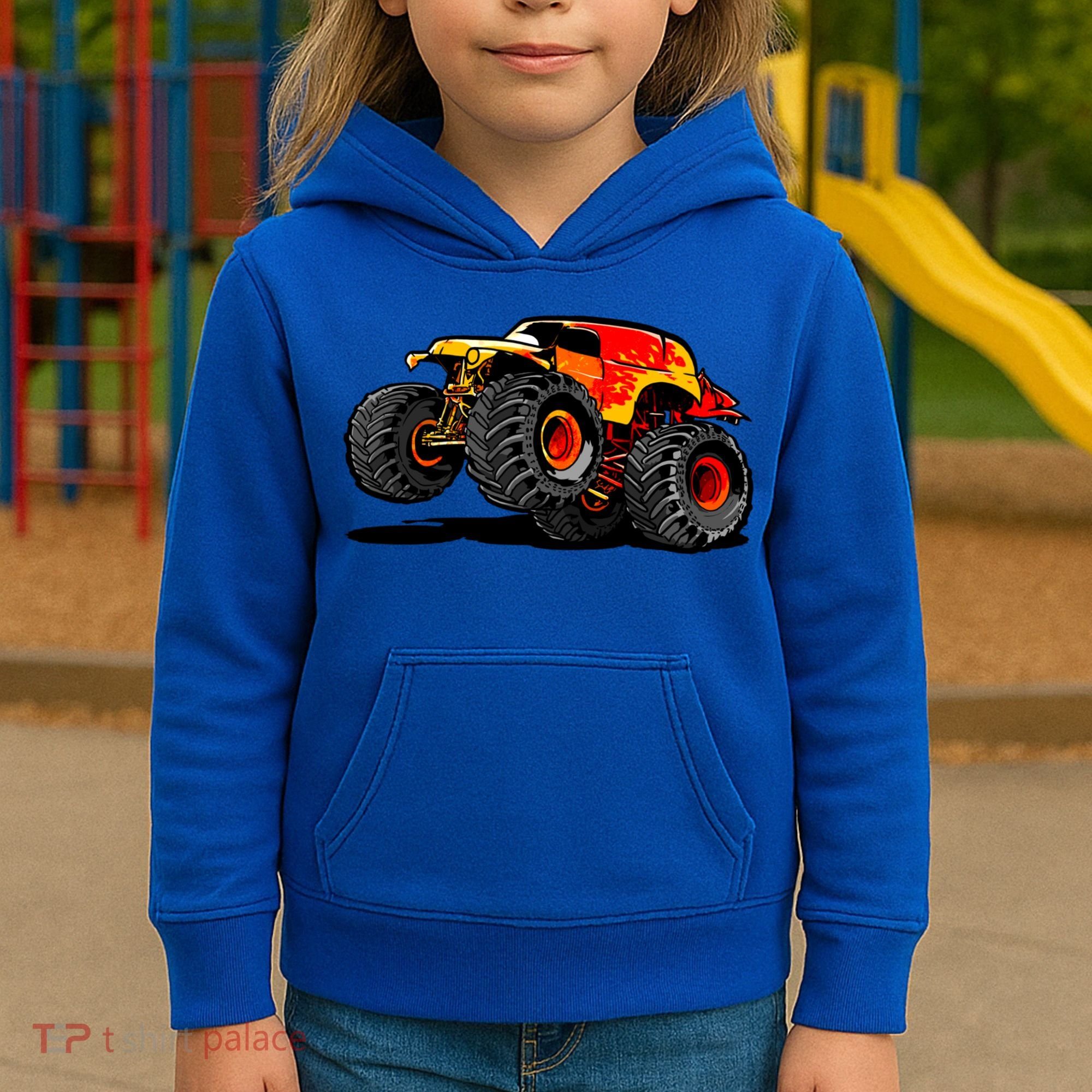 Cool Monster Truck For Trucks Toy Lovers Great Gift Kids Hoodie