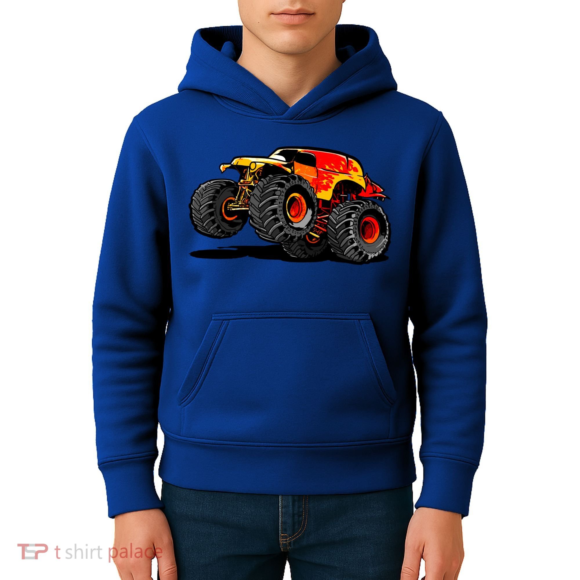 Cool Monster Truck For Trucks Toy Lovers Great Gift Kids Hoodie