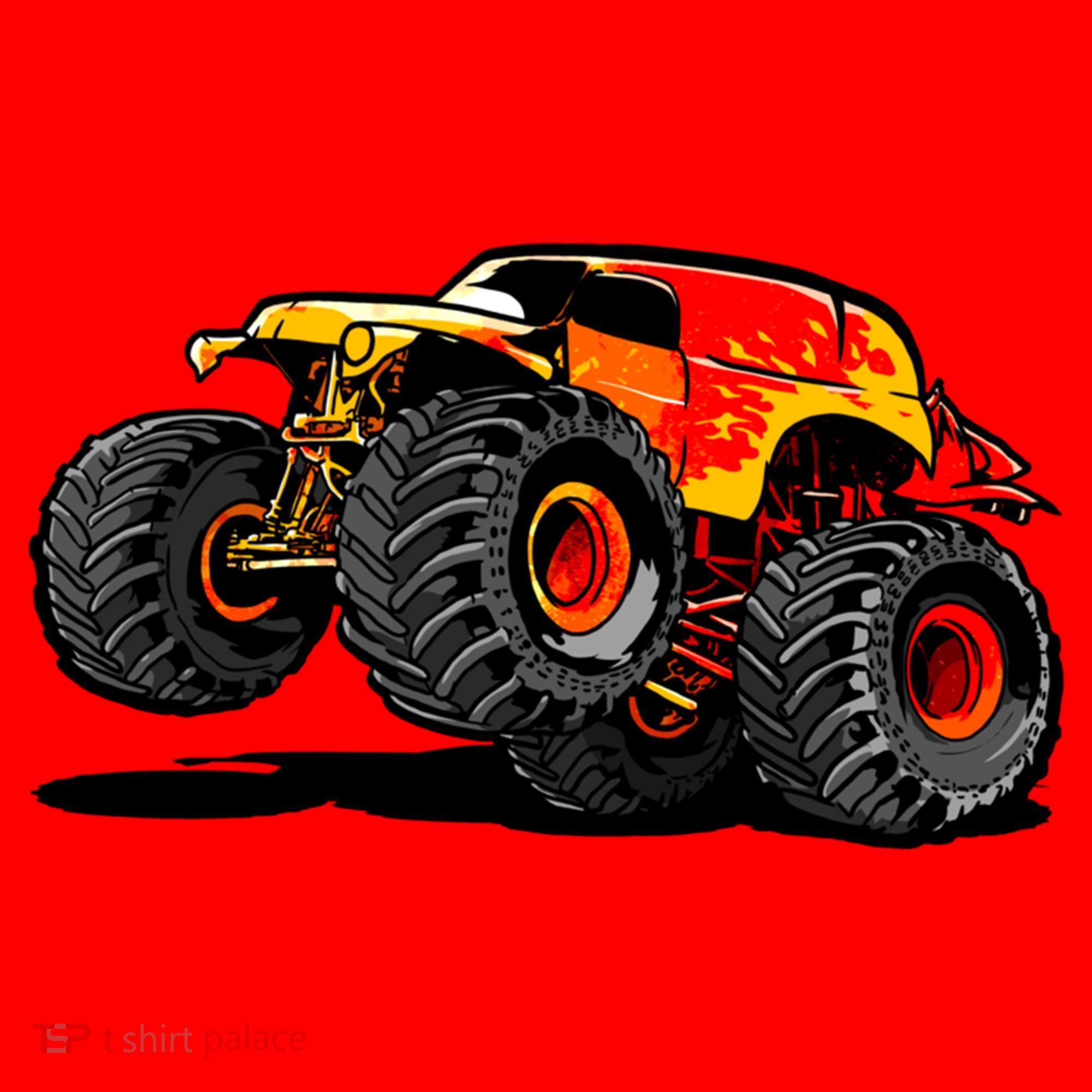 Cool Monster Truck For Trucks Toy Lovers Great Gift Santa Hat