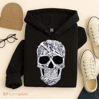 Car Mechanic Tools Skull Garage Halloween Costume Skeleton Hoodie thumb 4