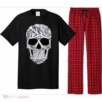 Car Mechanic Tools Skull Garage Halloween Costume Skeleton Pajama Set thumb 0