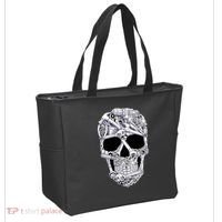 Car Mechanic Tools Skull Garage Halloween Costume Skeleton Tote Bag thumb 2