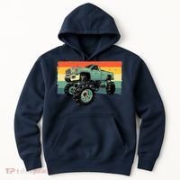 Cool Monster Truck Big Monster Trucks Hoodie thumb 0