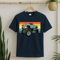 Cool Monster Truck Big Monster Trucks T-Shirt thumb 2