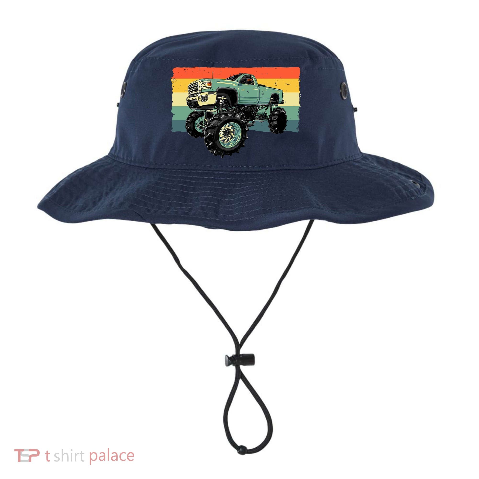 Cool Monster Truck Big Monster Trucks Bucket Hat