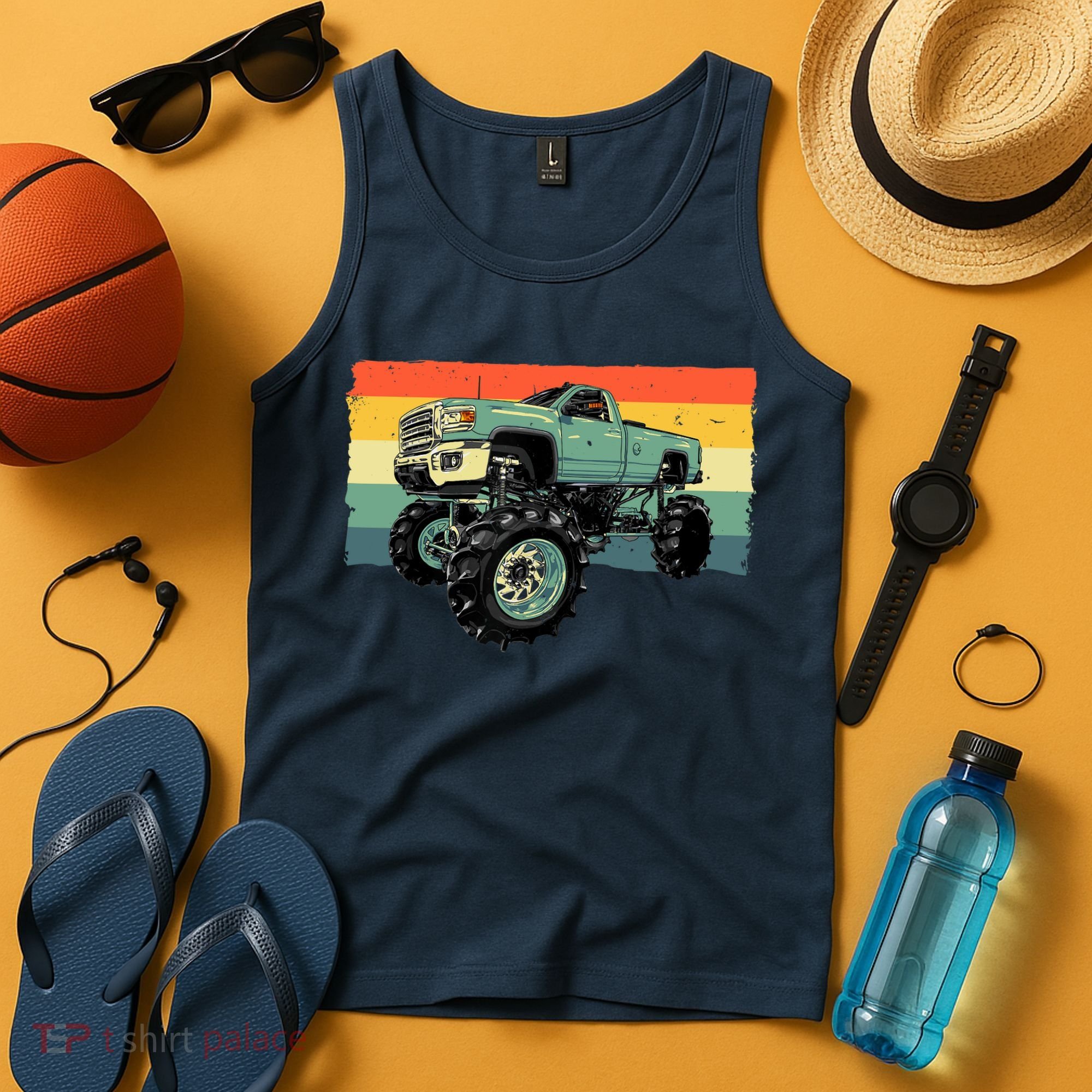 Cool Monster Truck Big Monster Trucks Tank Top