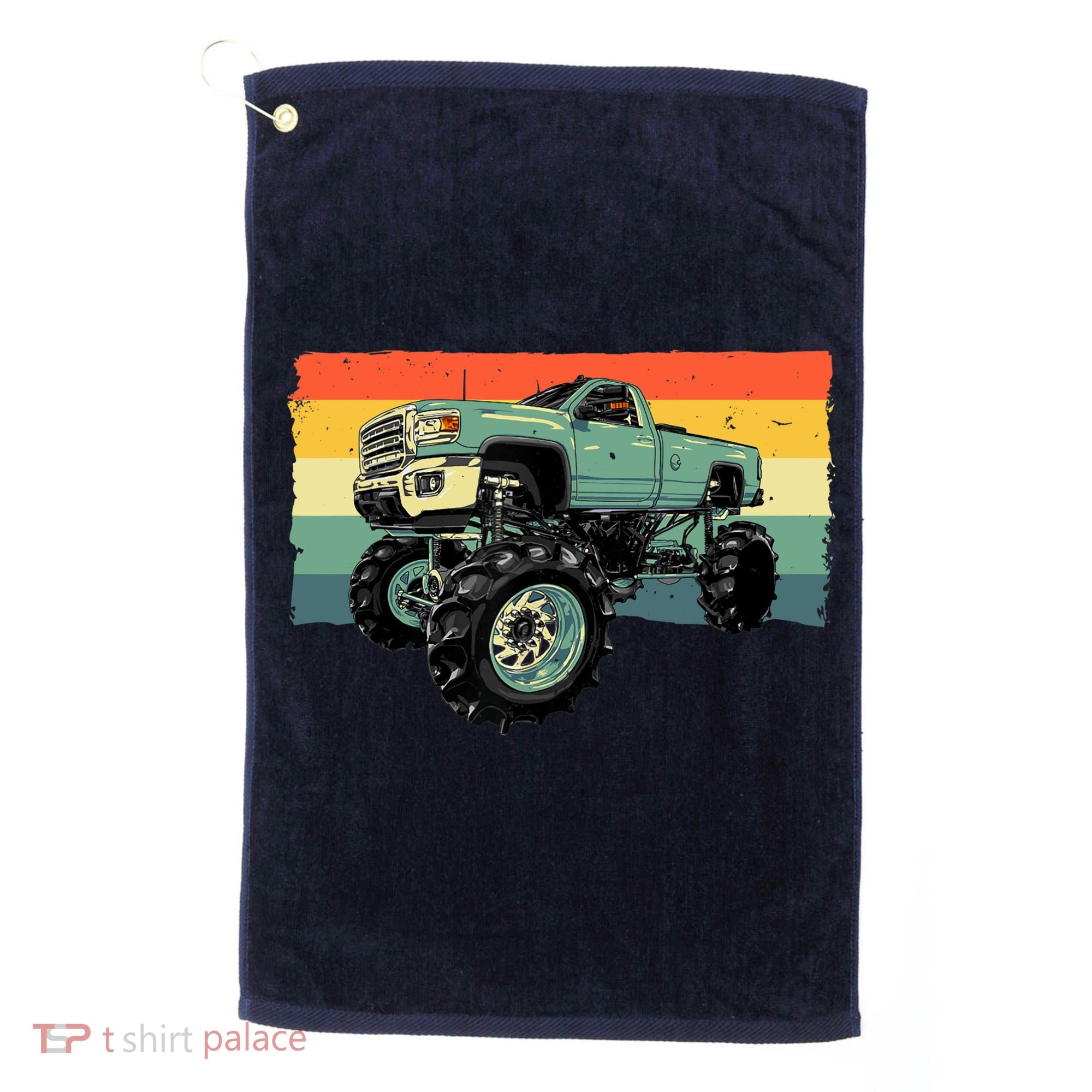 Cool Monster Truck Big Monster Trucks Golf Towel