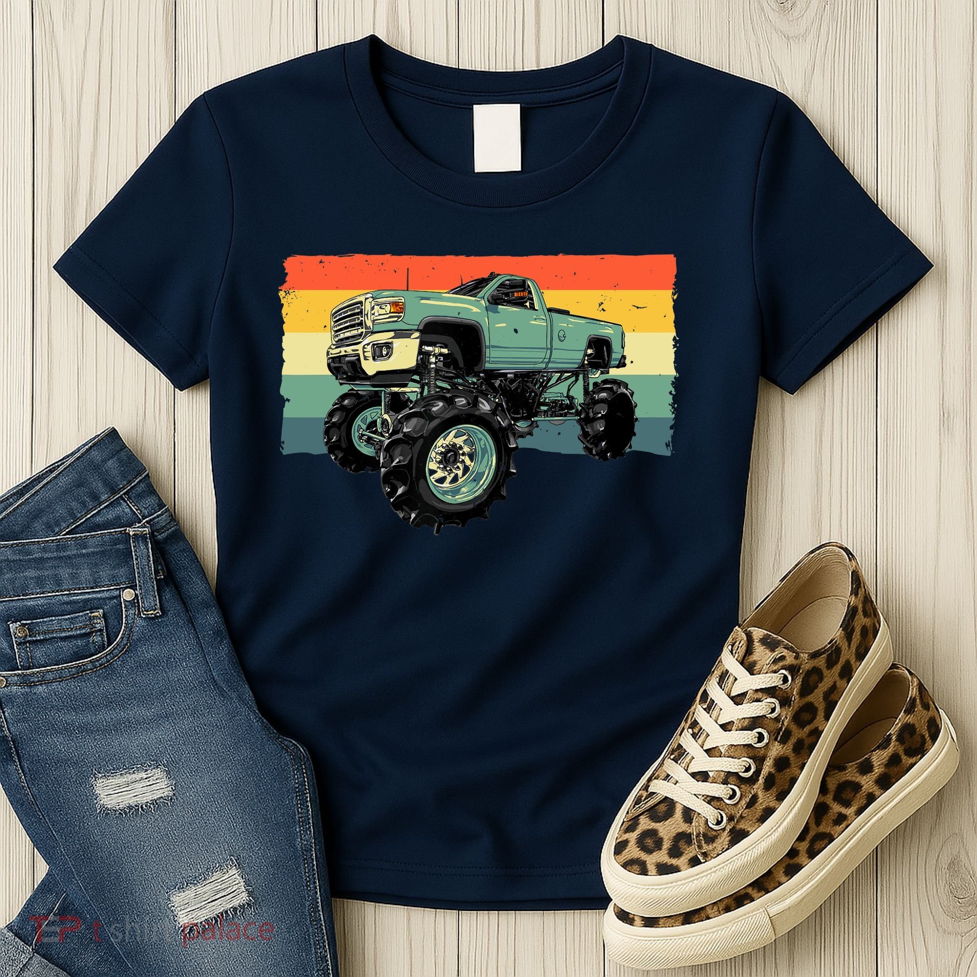 Cool Monster Truck Big Monster Trucks Women's T-Shirt