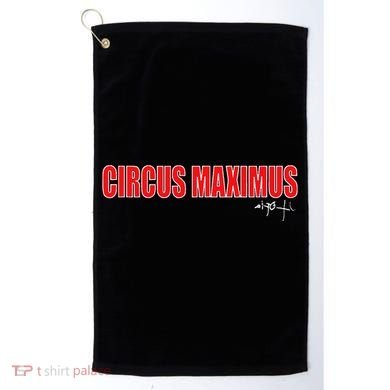 Circus Maximus Typeset Design Golf Towel