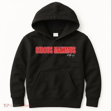 Circus Maximus Typeset Design Kids Hoodie