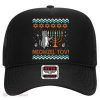 Cute Meowzel Tov Black Cat Funny Hanukkah Chanukah Hat thumb 0