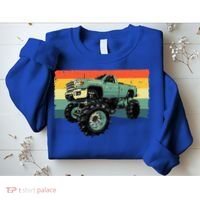 Cool Monster Truck Big Monster Trucks Sweatshirt thumb 2