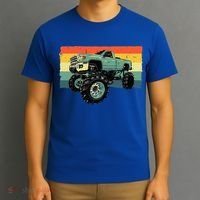 Cool Monster Truck Big Monster Trucks T-Shirt thumb 3