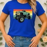 Cool Monster Truck Big Monster Trucks Women's T-Shirt thumb 2