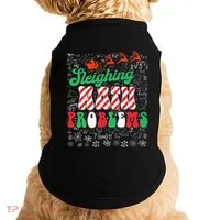 Chritmas Mathematics Teacher Student Sleighing Math Problems Doggie Tank thumb 0