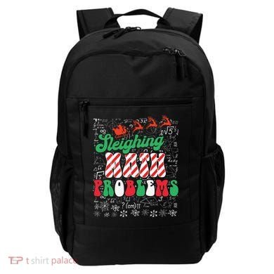 Chritmas Mathematics Teacher Student Sleighing Math Problems Backpack